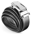 Magnetic Automatic Buckle Ratchet Belt Business Leather Belt Banquet Wedding Usa