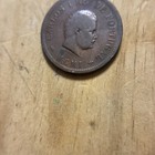 Portuguese India 1 2 Tanga Carlos I Copper Coin Colonial Goa Portugal