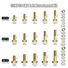 528pc Grade 8 Sae Hex Bolts Nuts Washers Assortment Kit Heavy Duty Hardware Set