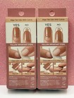 Kiss Impress Bare But Better No Glue Press-on Nails Manicure Short 86730 Lot Of2