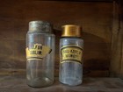 2 Antique Large Pharmacy Bottles  Napoleon Iii Apothecary Style