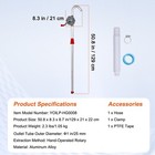 Drum Rotary Barrel Pump Hand Crank Diesel Fuel Oil Transfer Pump 55 Gallon New