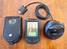  palm   Pilot M105 Handheld With Hotsynch Cradle And Palmglove Case