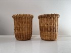 Handmade Mini Nantucket Baskets Pair 3   