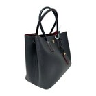 Prada  Black Double Medium Saffiano Leather Tote Bag