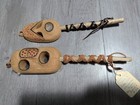 2 Bad Spirit Of The Mountain Wood Masks Adam John Athabascan Art Carving Alaska