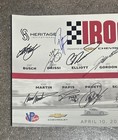 2026 Iroc Heritage Invitational Signed 11 X 17 Poster Jeff Gordon Rick Hendrick