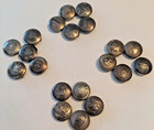 Vtg Lot Of 21 Sterling Silver 925 Button Covers Navaho Southwestern Collection