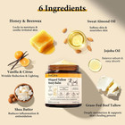 4 2oz Beef Tallow Honey Balm For Skin  100  Organic Grass-fed Beef Tallow Moistu