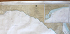 Vintage Noaa Nautical Chart 18725 Port Hueneme To Santa Barbara 47 X 36 Inches 