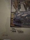 Sam Bass Numbered Print Of Jimmie Johnson 6 Time Champ