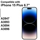Screen Replacement For Iphone 15 Plus Lcd Display Touch Digitizer Repair Kit