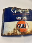 Gulfpride Gulf Unrolled Quart Can Advertising Flat Metal Sign Oil   Gas Decor