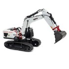 New Huina 1594 Rc Excavator With Metal Tracks 1 14 22ch Toy White Usa Stock