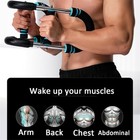 Arm Trainer     Adjustable Twister Arm Exerciser  Spring Workout Bar For Forear   