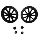 Chicco 04079664450070 Mini Bravo Plus Stroller Set 2 Rear Tires Replacement Part