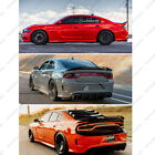 V3 Dodge Charger 2 Piece Wickerbill Spoiler For 2015-2023 Srt Hellcat Scat Pack
