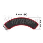 Custom Embroidered Top Rocker Motorcycle Biker Name Tag Sew On Patch 9   h 