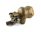 Brass Float Valve 1-1 2  Npt Pipe Mount 3 8 -16 Rod Mount