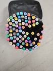 80pcs Marker Set Permanent Double-ended Highly Pigmented Colors With Stable Bag