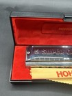 Hohner Super 64 Chromonica No  7582 Germany Original Vinyl Case Cloth Paperwork