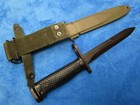 Original Vintage Us Military Knife M6 Bayonet And Scabbard Made By Milpar Col