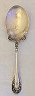 1898 Rose By Wallace Sterling Silver Berry Or Casserole Spoon 9  Long Mono M 88g