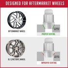 Wheel Accessories Parts 24 Pcs 9 16 -18 Thread Bulge Acorn 1 75  Long Lug Nuts