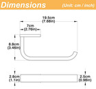 Toilet Paper Holder Antique Brass Toilet Roll Tissue Dispenser For Bathroom Wall