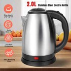 2l 110v Electric Tea Water Kettle Hot Water Boiler Heater  1000w Stainless Steel