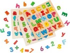 3pcs Wooden Alphabet Number Puzzle Set Baby Toys Kids Learning Educational Toys