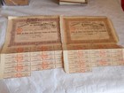Vintage Share Certificate Stock Bond Action General Lighting Co Bordeaux 1937
