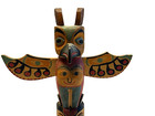 Antique Native American Northwest Coast Kwakiutl Indian Cedar 15  Totem Pole