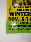 Led Zeppelin 1968 Tour Winterland Card Concert Poster Screen Print 14x22 Rare