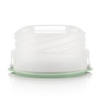 Tupperware Expandable Cake Carrier With Lock  Mint Green New