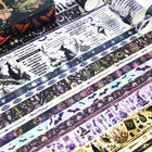 Washi Tape Set 37 Rolls Witches Theme Vintage Journaling Scrapbook Diy Craft 