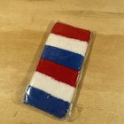 Harlem Globetrotters Wrist Bands Red White Blue - New