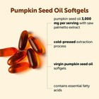 Pumpkin Seed Oil With Saw Palmetto  75 Softgels   Cold Pressed  Pure Virgin Oil 