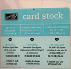 Stampin Up 2008 In Color 12x12 Cardstock Textured Paper 24 Sheet Sealed As Is