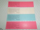 Vintage 1969 Chicago Cubs Vs Chicago White Sox Unused Full Tickets