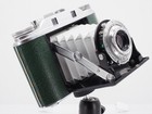 Agfa Isolette Iii F4 5 Solinar - New Green Leatherette   Light Grey Bellows