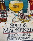 Spuds Mackenzie Party Animal Vintage Beach Towel 1986 Ra Briggs Nwot  flaw