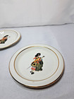 Dewar   s White Label Scotch Whisky Plates     Vintage Barware Set Of 3     Scotland