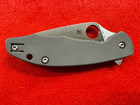 Nib Spyderco C202 Tip Mantra  Titanium Scales  With Box   Papers   305 