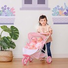 Wishing Stars Baby Doll Twin Stroller  Pink white