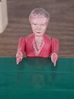 Vintage 1950s Renwal 43 Jointed Woman Dollhouse Plastic Figure Usa Pink Dress 4 