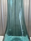 Vintage Mid Century Modern Le Smith Peacock Blue Smooth 18 5    Swung Vase