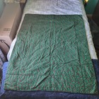         Handmade Christmas Quilt Throw     Festive Santa   Holiday Patchwork        