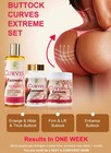 Curves Extreme Hip Enlargement Macca Powder Cream Oil Capsules X2 Butt Tea Set 