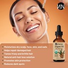 Organic Argan Oil     100  Pure Cold-pressed Moroccan For Hair  Skin  Face    